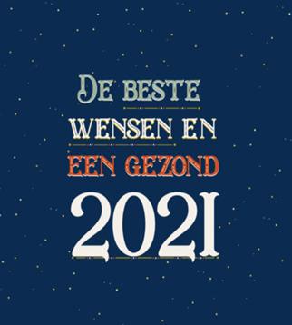 Kaarten - Greetz Nieuwjaarskaart Een Gezond 2021 - Greetz
